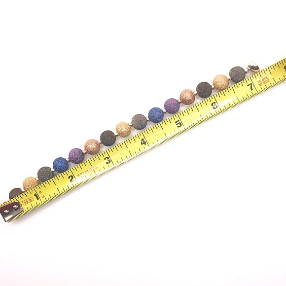 Kenneth Jay Lane Multicolor Beaded Bracelet w/ Magnetic Clasp - Picture 2 of 11